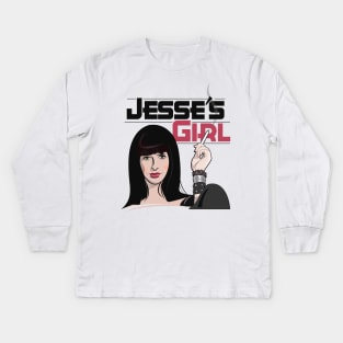 Jesses Girl Kids Long Sleeve T-Shirt